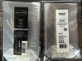 Geschenkbeutel Migros 2 Packungen versch. Grössen neu