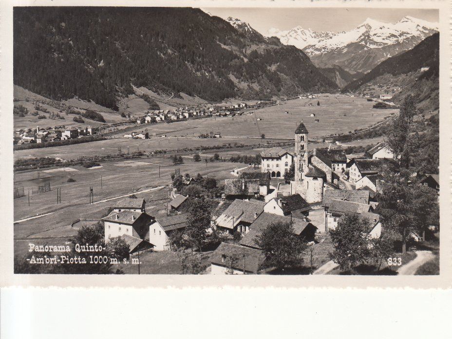 Ansichtskarten: Quinto / Ambri-Piotta 1943 – Gebraucht aus Bürglen TG von StampGraf