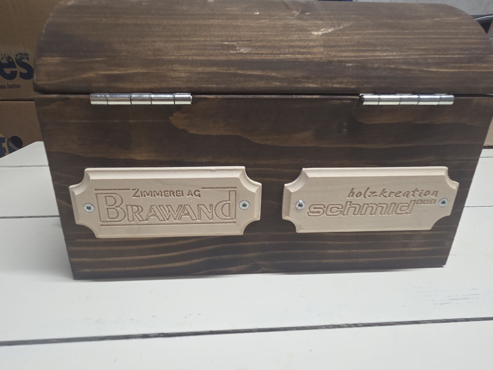 Cassapanche: Massive Holz Schatztruhe – Usato da Rickenbach SO venduto da Prise91 1
