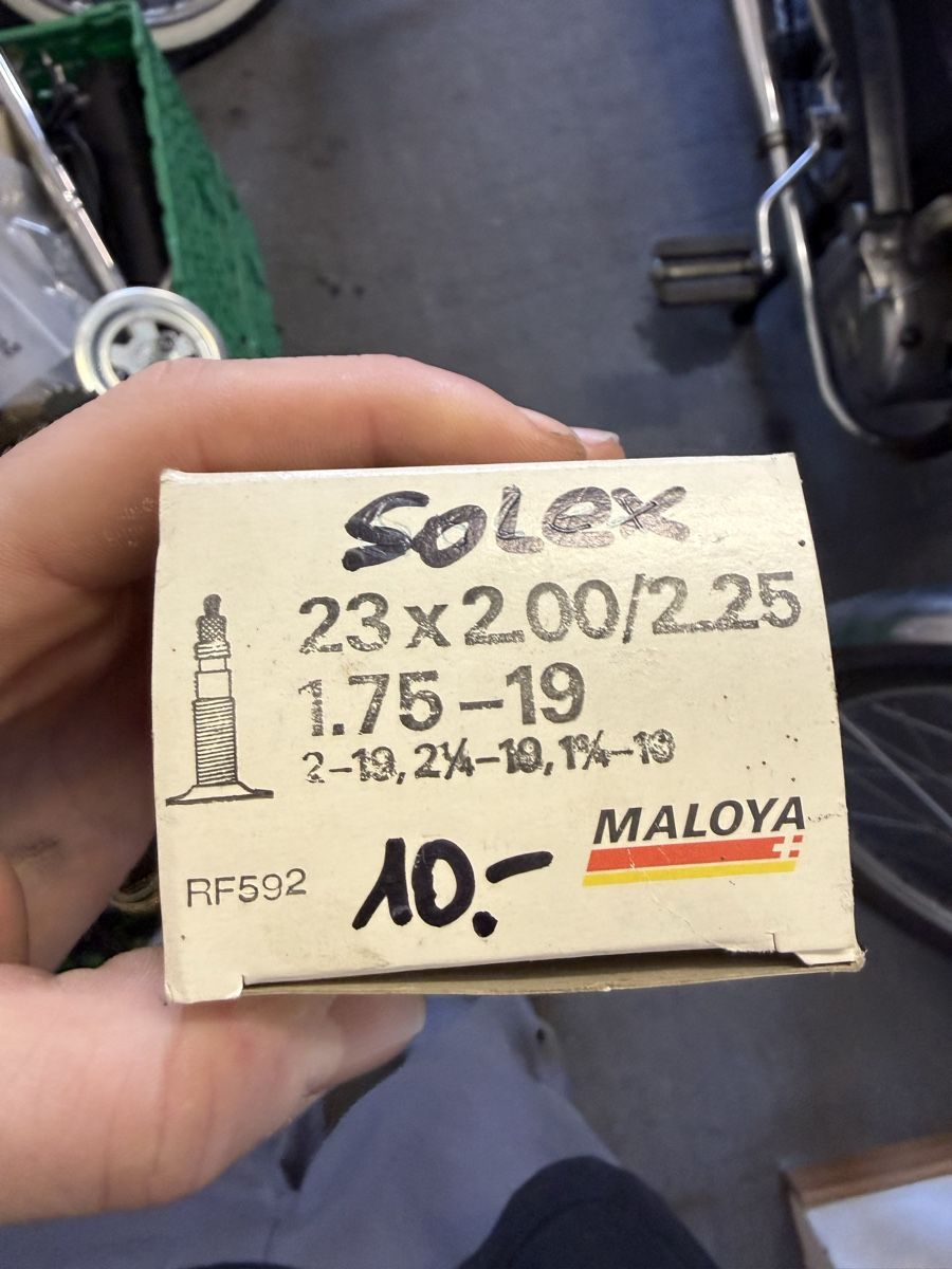 Solex Ciclomotori: Mofa solex schlauch nos – Nuovo e nell'imballaggio originale da Hinwil venduto da Hegene5 1