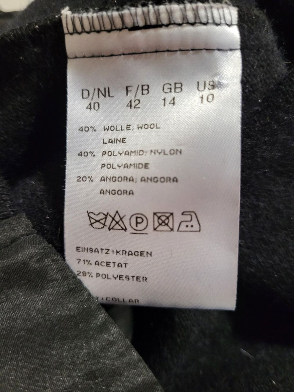 Walder Giacche: Schicke Jacke Frank Walder Gr. 40 schwarz – Usato da Zürich venduto da Roberto040 3