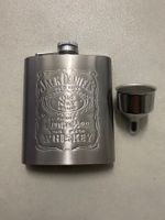 Flachmann Edelstahl Jack Daniels 7oz/2dl inkl.gross Trichter