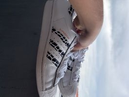 Adidas Superstar Sneaker weiss schwarz gebraucht