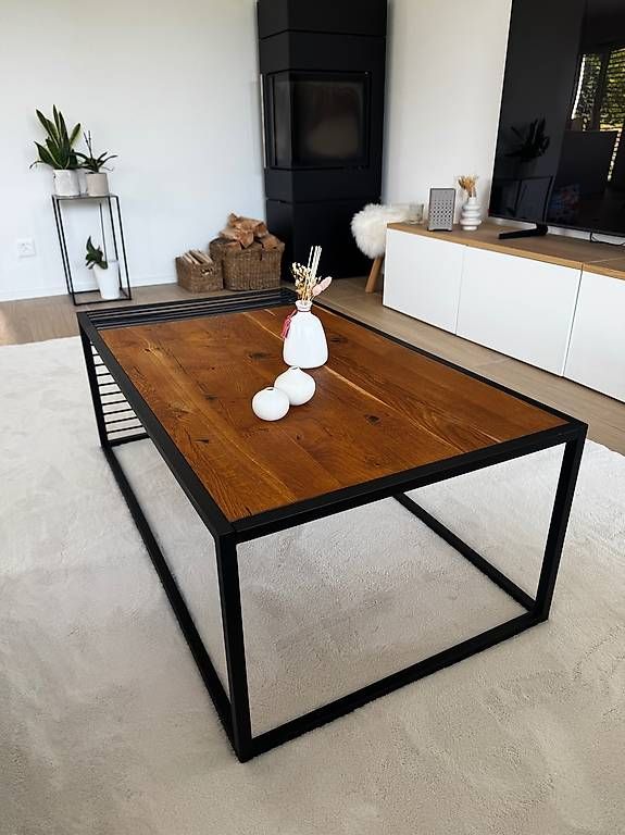 Johann Jakob Tables: Table basse en chêne massif Johann Jakob – D'occasion à Yens par sarahsarah-8