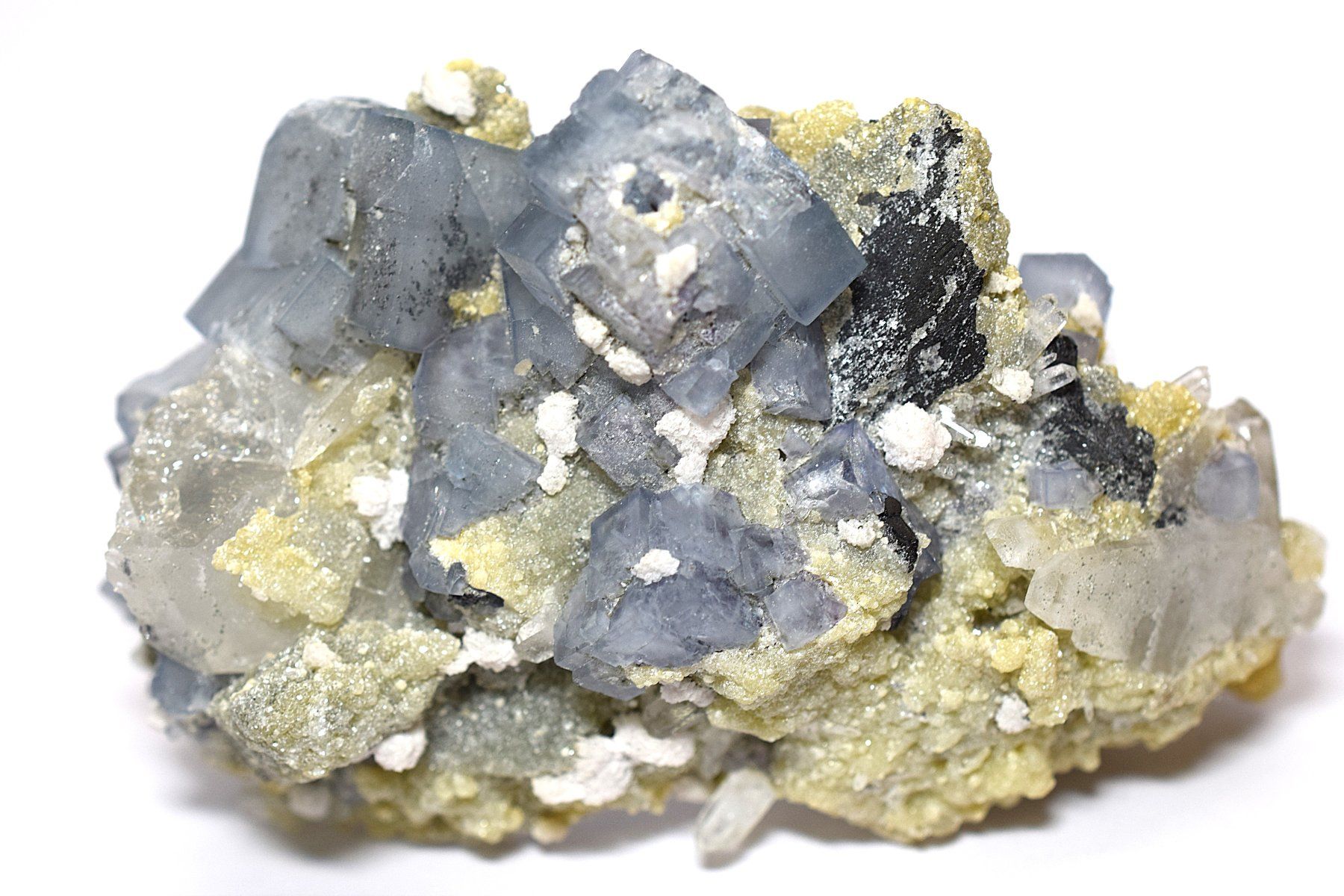 Minéraux & Lithothérapie: Fluorit mit Bergkristall aus China – Neuf (Voir description) à Grabs par Fadenquarz 3