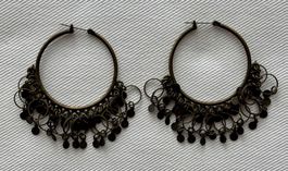 🤍 Ohrringe / Ohrschmuck / Modeschmuck, messingfarben 🤍