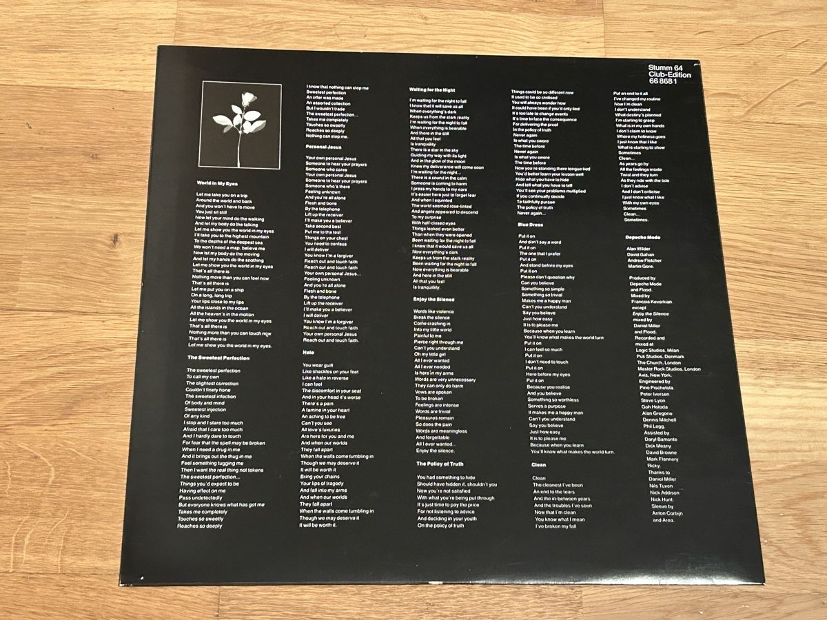 Vinyles: Depeche Mode. 1990. violator – D'occasion à Faulensee par Mizuno06 3