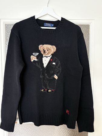Ralph Lauren wool bear sweater size M
