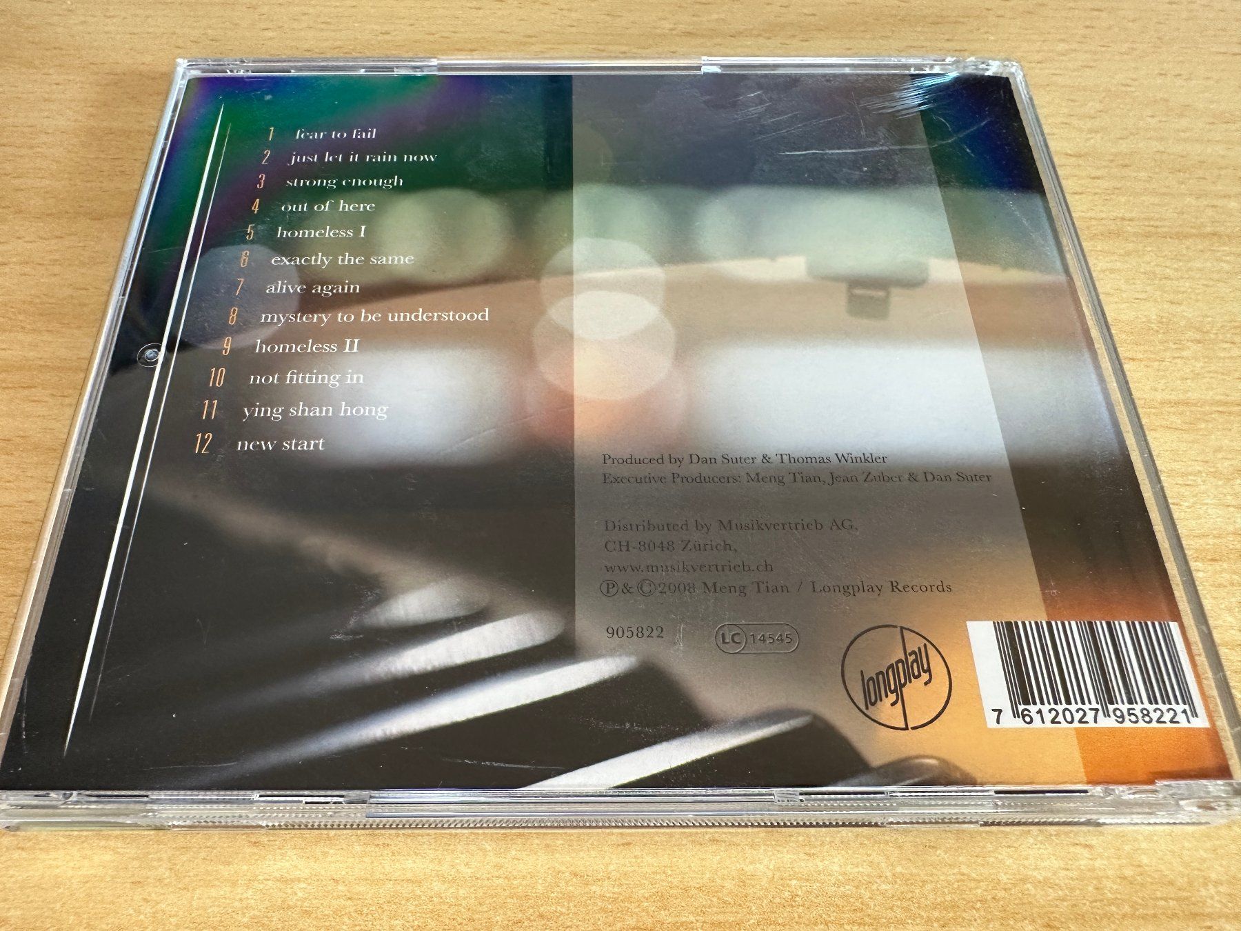 CD: Meng Tian – New Start – Usato da Rikon im Tösstal venduto da Alpenmutz 1