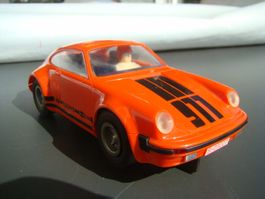Fleischmann Porsche 911 Turbo orange selten 1:32 analog