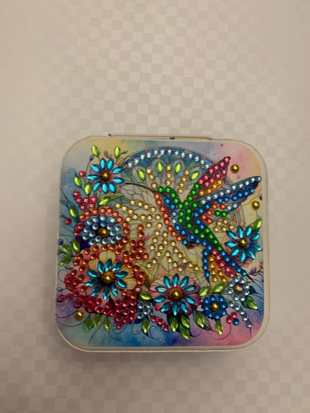 Schmuckkästen: Schmuckbox Klein mit Glitzersteinchen – Neu und originalverpackt aus Niederwangen BE von gerberso