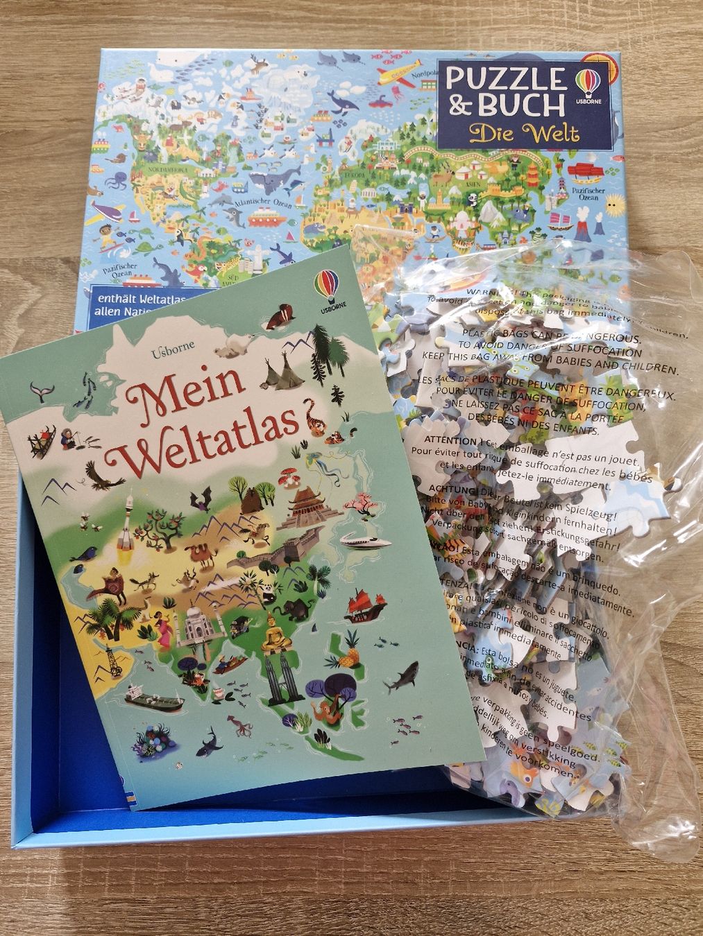 Puzzles: Puzzle & Buch Die Welt – Neu (gemäss Beschreibung) aus Luterbach von martinagl83 2