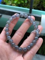 Bracelet en labradorite naturelle 7. 5mm (1 pièce)