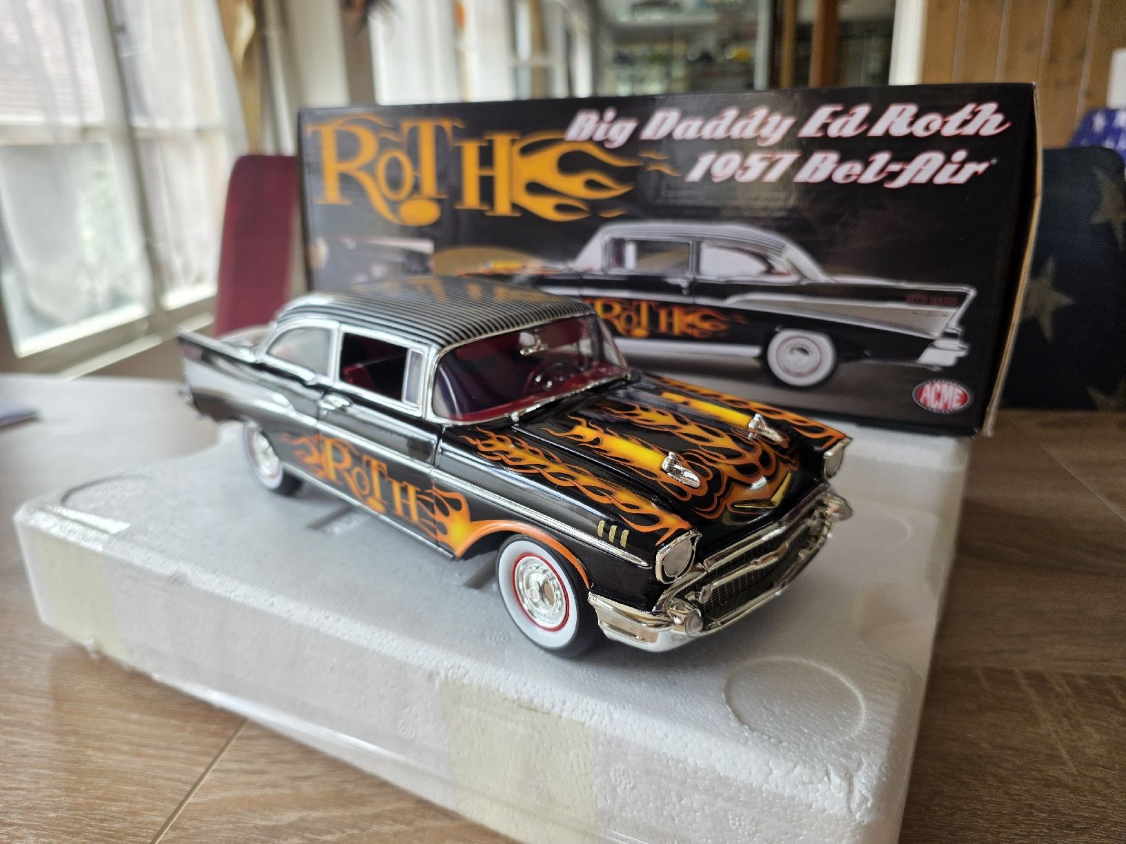 Chevrolet Modellini d'auto: 57'Chevy Bel Air Hot Rod 1:18 – Usato da Goldingen venduto da Muscle_Cars84 3