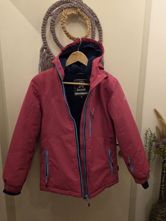 Kamik Skijacke pink dunkelblau Grösse 152 neuwertig