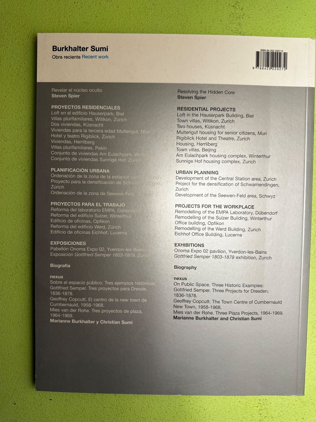 Zeitschriften & Magazine: 2G n.35: Burkhalter Sumi. Obra reciente. Recent work. 2005 – Gebraucht aus Zürich von allp 9