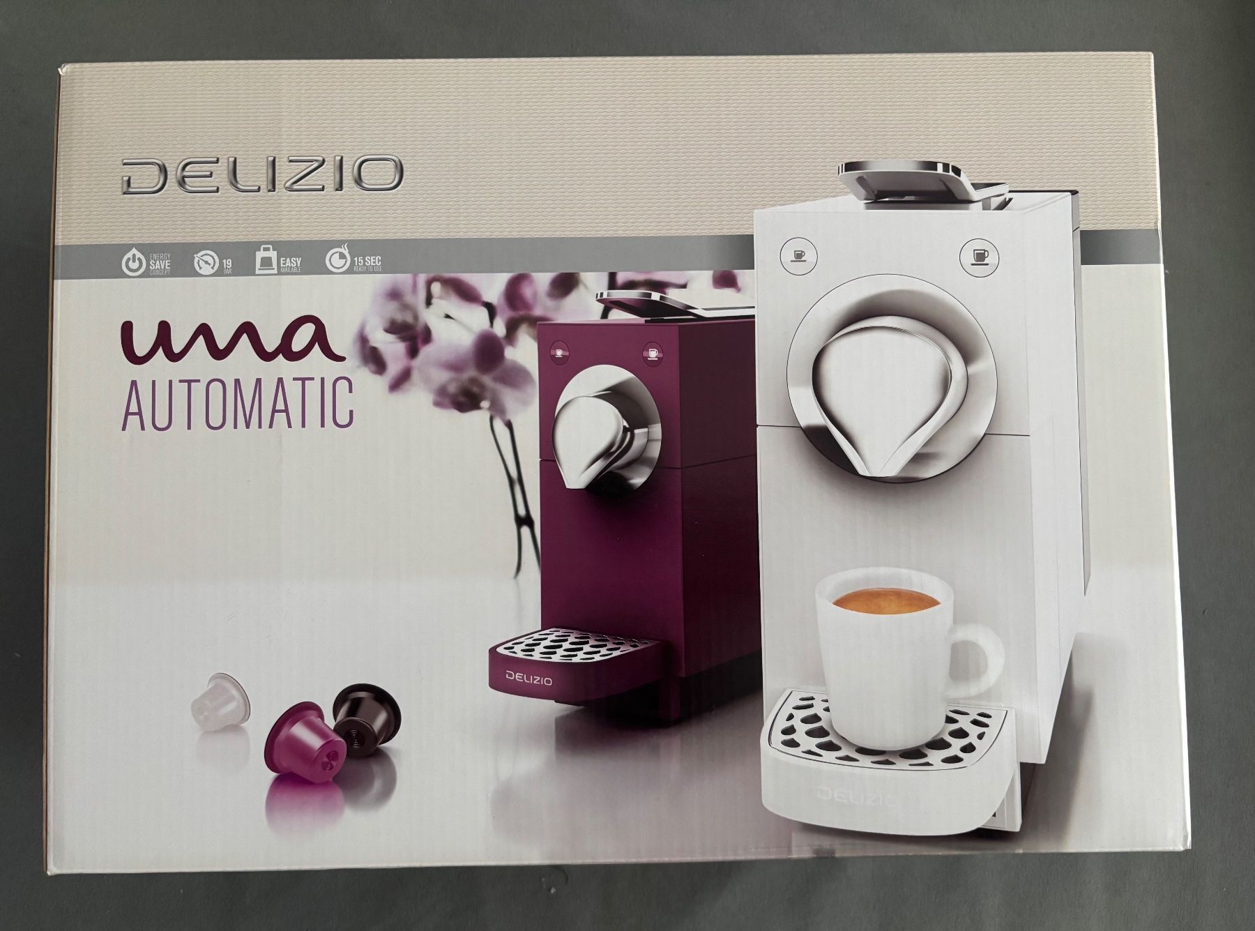 Delizio Kaffeemaschinen & Espressomaschinen: Kaffeemaschine / Delizio una Automatic – Neu und originalverpackt aus Buchs AG von Roger-iO