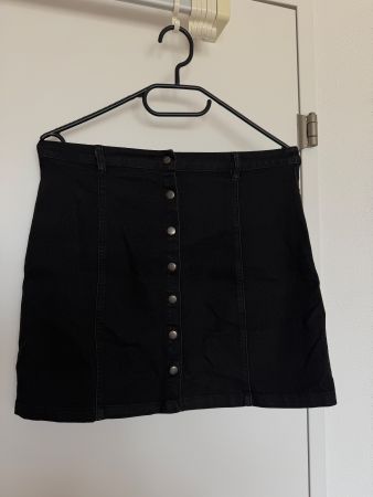 Jeansrock schwarz Damen Forever 21 - S - wie NEU!