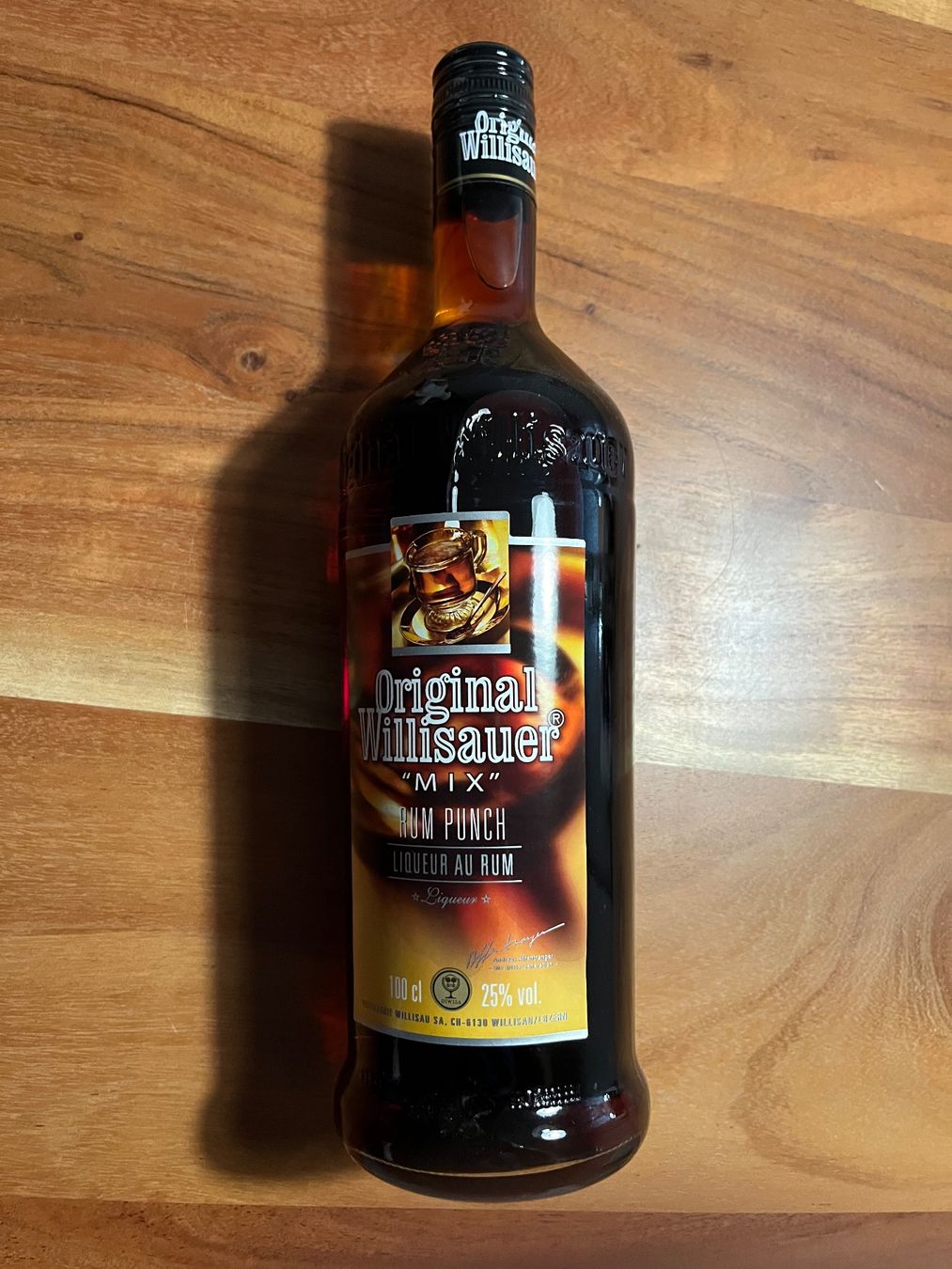 Distillerie Willisau Bevande alcoliche: Original Willisauer Rum Punch Mix 100 cl 25% vol – Nuovo e nell'imballaggio originale da Merlischachen venduto da Burni2309
