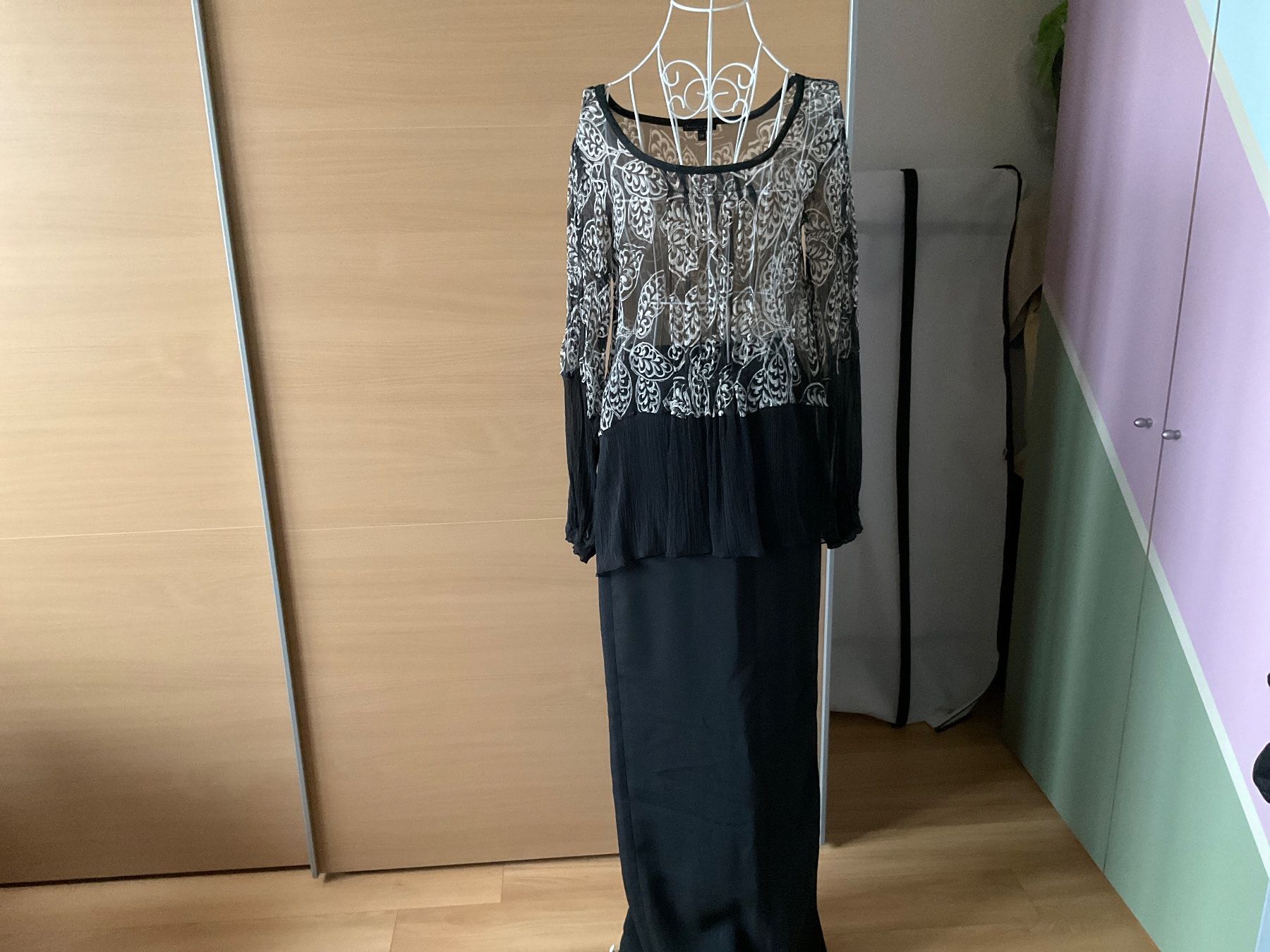 Gonne: Jupe longue noire doublée  neuve t. 38 – Nuovo e nell'imballaggio originale da Murten venduto da Louis1954