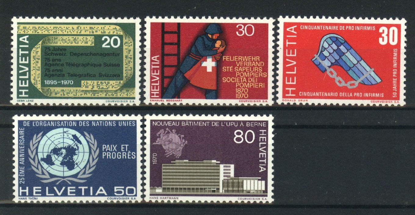 Tutti i francobolli: 1970, Sonderpostmarken I ** – Usato da Willisau venduto da Vollstempel