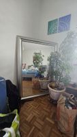 Large framed mirror silver used condition