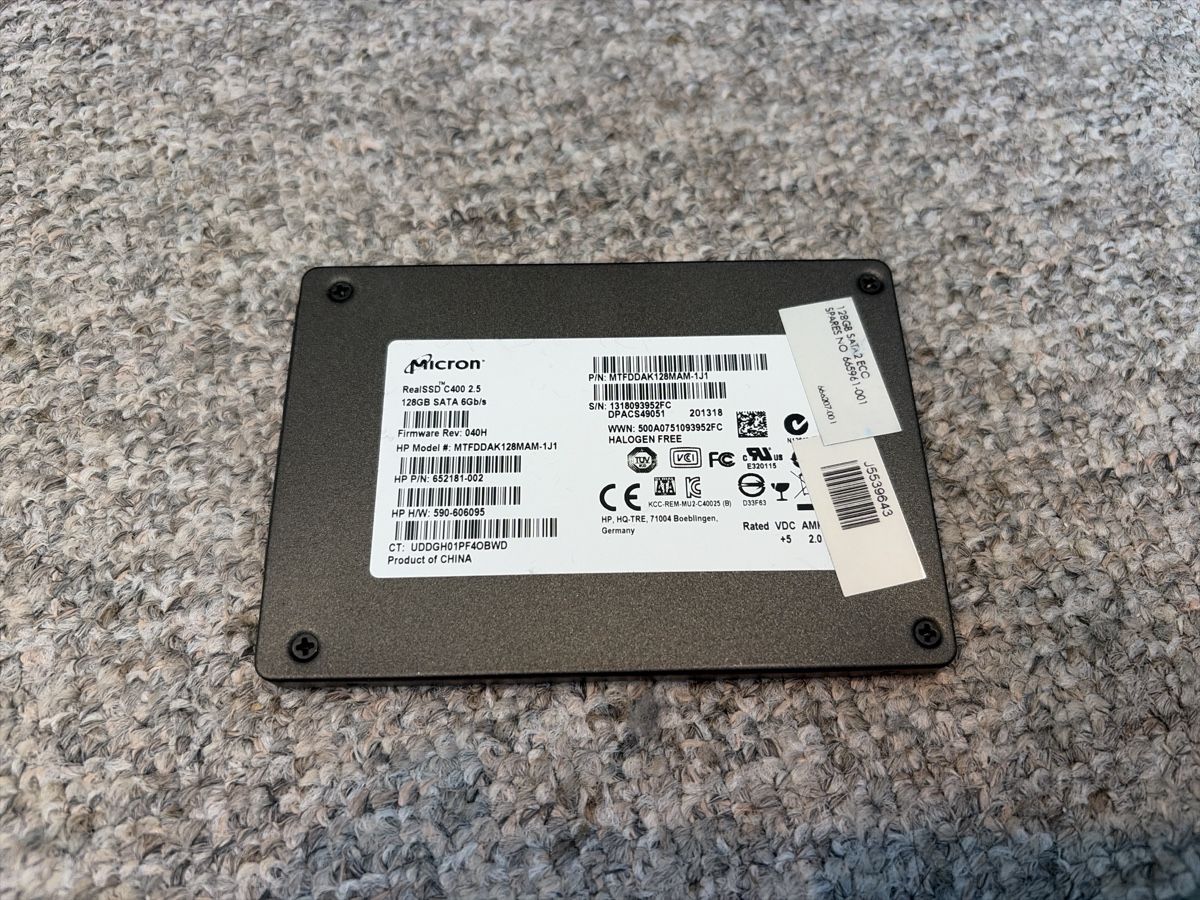 Harddisks: Micron RealSSD C400 120Gb – Gebraucht aus Kaltbrunn von Fefink