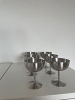 6x Silberne Becher