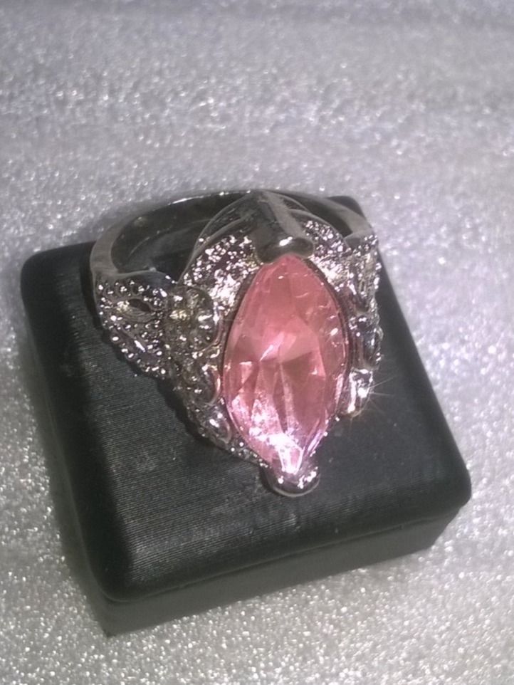 Ringe: RING MODESCHMUCK,,,MIT ECHT KRISTALL,,ROSEROT – Neu (gemäss Beschreibung) aus Basel von bijoutrie_4