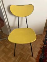 Cooler Stuhl gelb Vintage