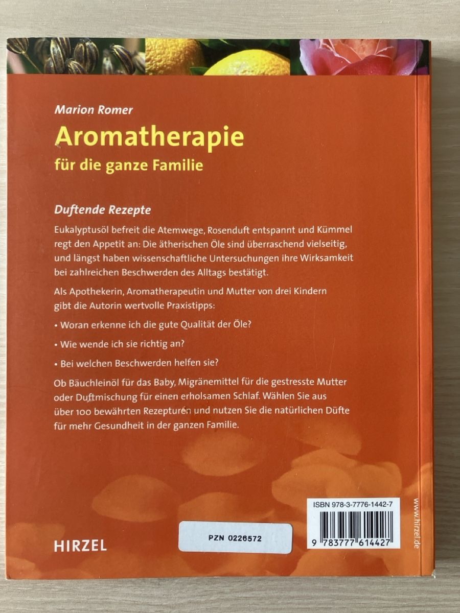 Libri: Buch Aromatherapie neuwertig – Nuovo (secondo la descrizione) da Schüpfheim venduto da mami2020 1