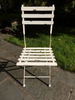 Stuhl Gartenstuhl Metallstuhl klappbar shabby chic Metall