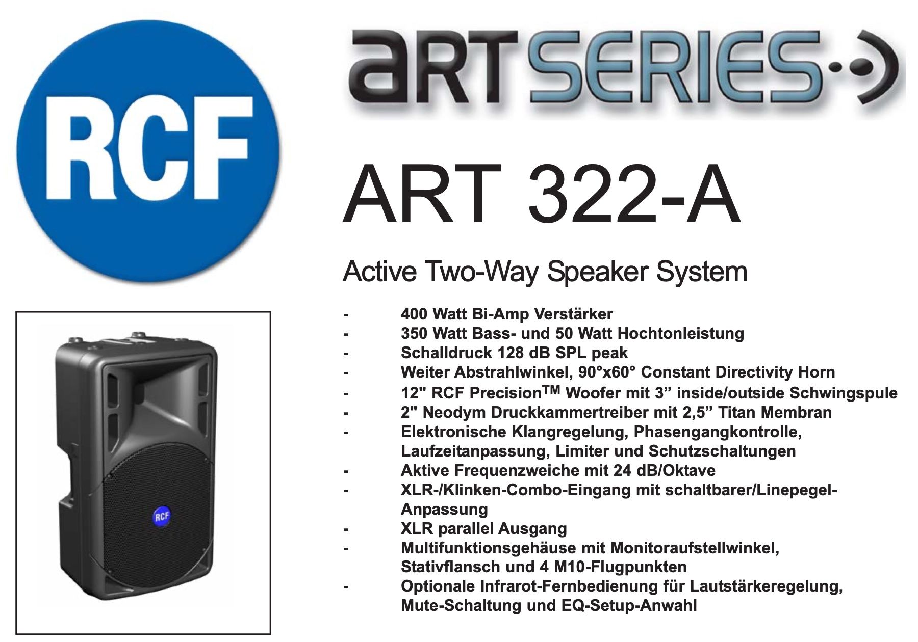 RCF Casse acustiche: DJ Sound System PA-system – Usato da itingen venduto da jahoo76
