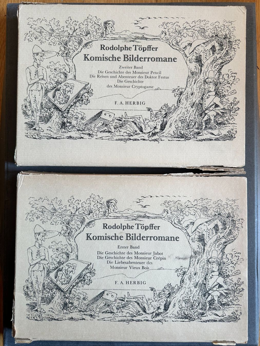 Libri: Rodolphe Töpffer: Komische Bilderromane 1 + 2 – Usato da Zürich venduto da allp 1
