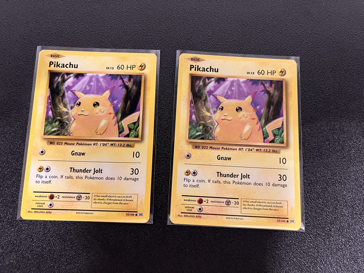 Pokémon Sammelbilder & Trading cards: Pokémon Evolution zweimal Pikachu – Gebraucht aus Winterthur von Brachypelma007