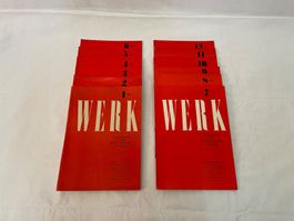 12x Architekturzeitschrift WERK 1948 kompl. vintage Magazin