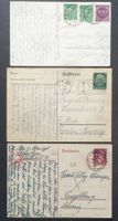 DEUTSCHES REICH: 3 Poststücke aus 1923–1942