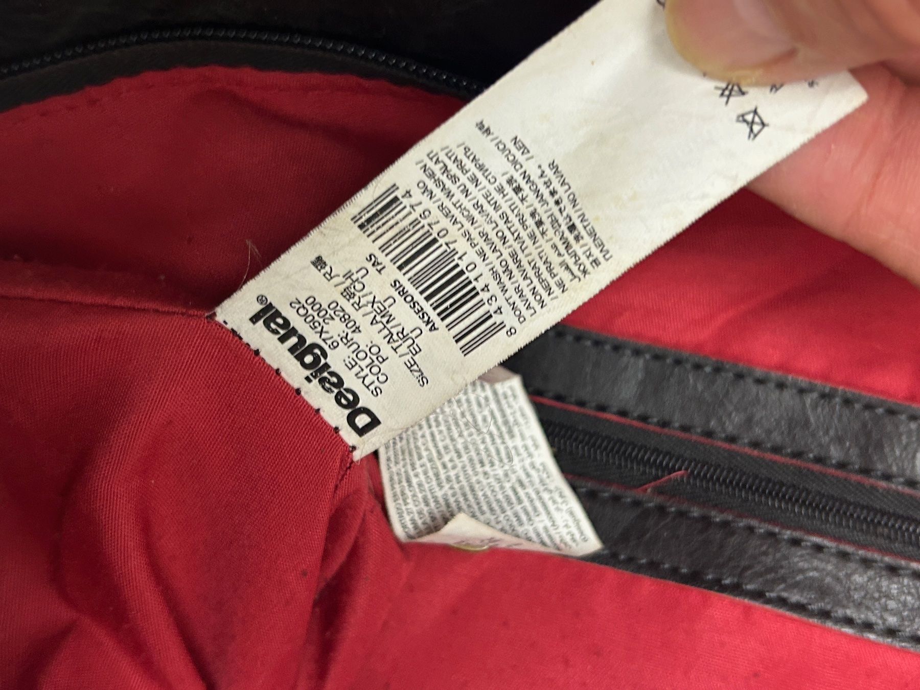 Desigual Borse da donna: DESIGUAL Tasche in Leder sehr edel........ – Usato da Rheineck venduto da emma.gut 5