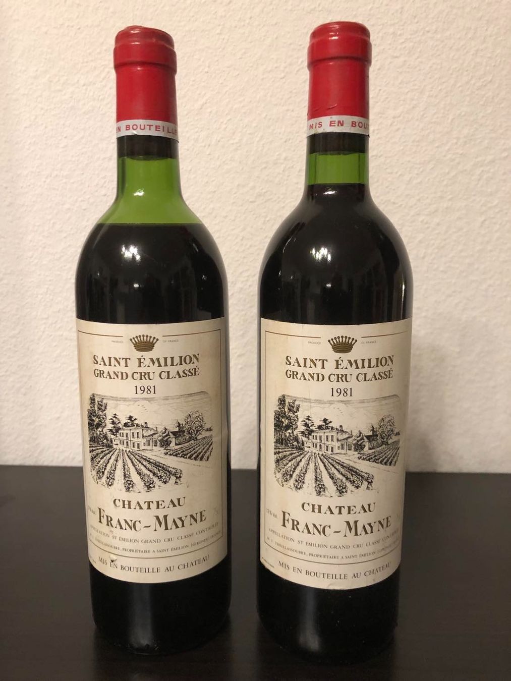 Vino: 2X 1981 CHATEAU FRANC-MAYNE – Nuovo e nell'imballaggio originale da Münchenstein venduto da weinundspirituosen 1