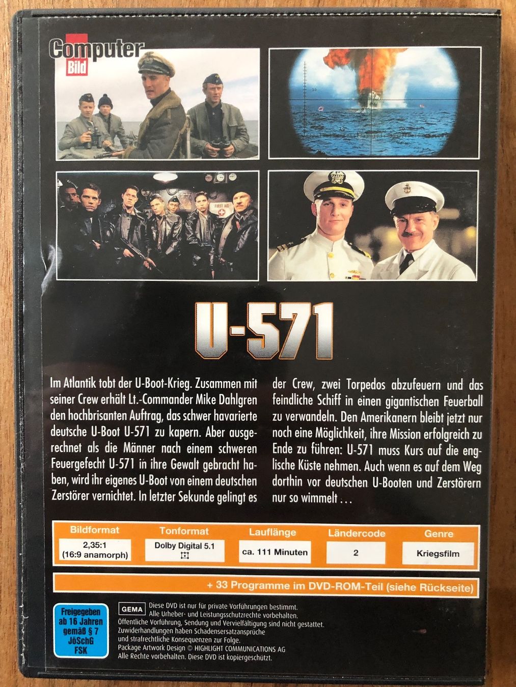 Tous les DVDs: DVD U-571 – D'occasion à Belp par brb66 1