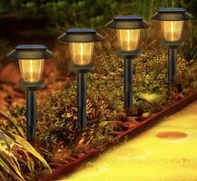 4 Stück Solarlampe für den Aussen