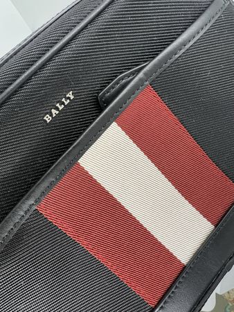 Bally leather-fabric  pouch 