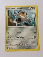 Pokemon-Karte Galarian Meowth 112/185