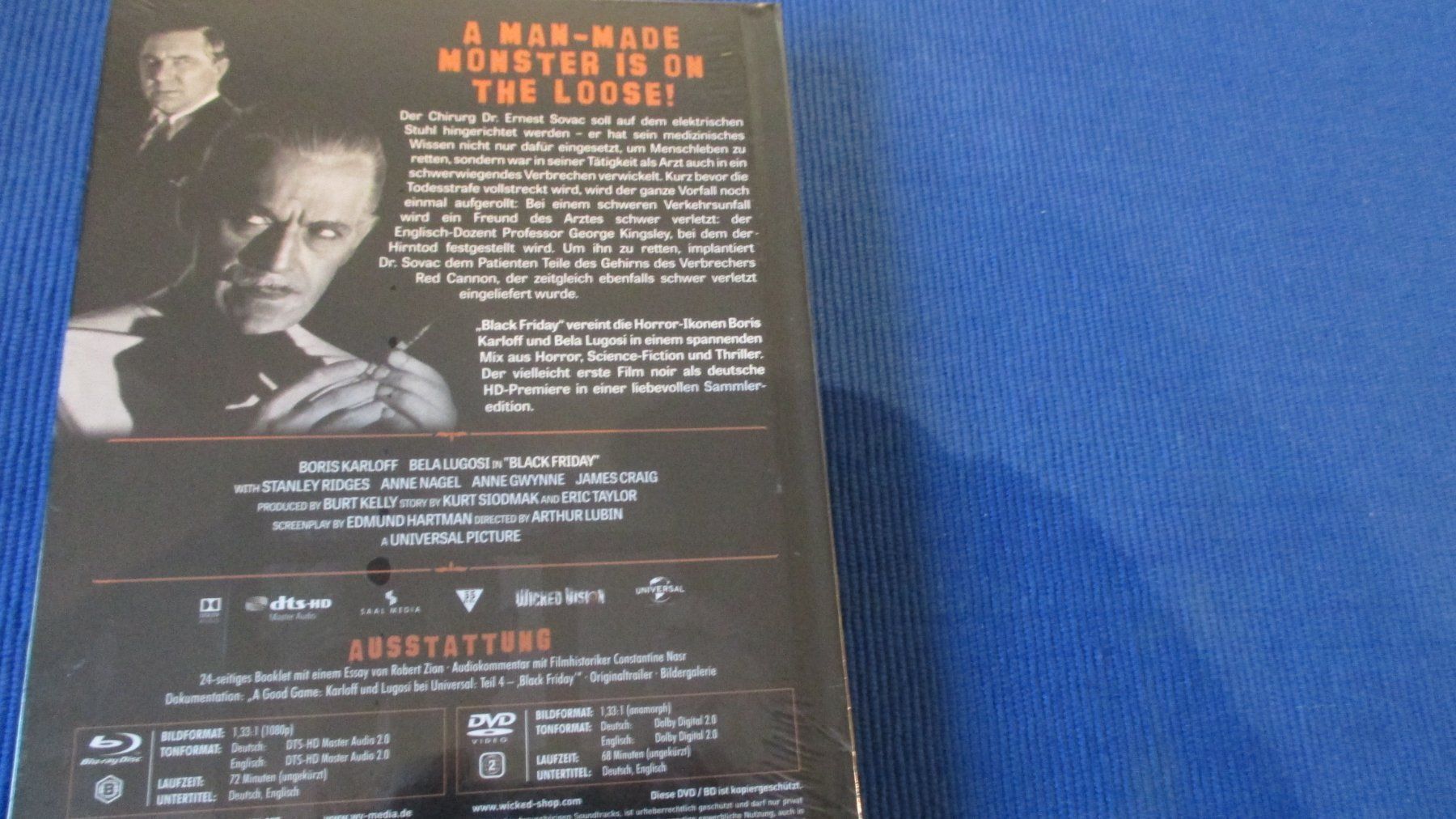 Tous les DVDs: Mediabook  Black Friday  / Coll. Edition Nr. 47 – Neuf avec emballage d'origine à Wattenwil par Firebird1 5