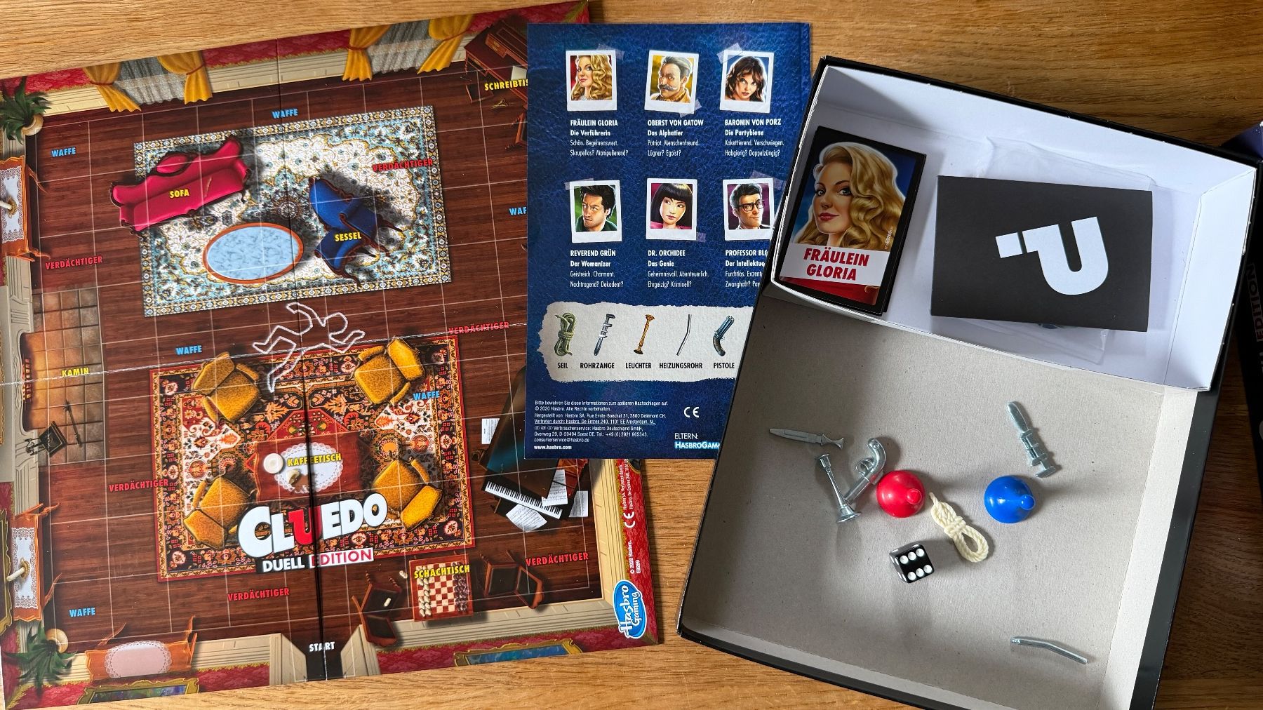 Hasbro Spiele: Cluedo Duell Edition – Gebraucht aus Schaffhausen von Bootes 2