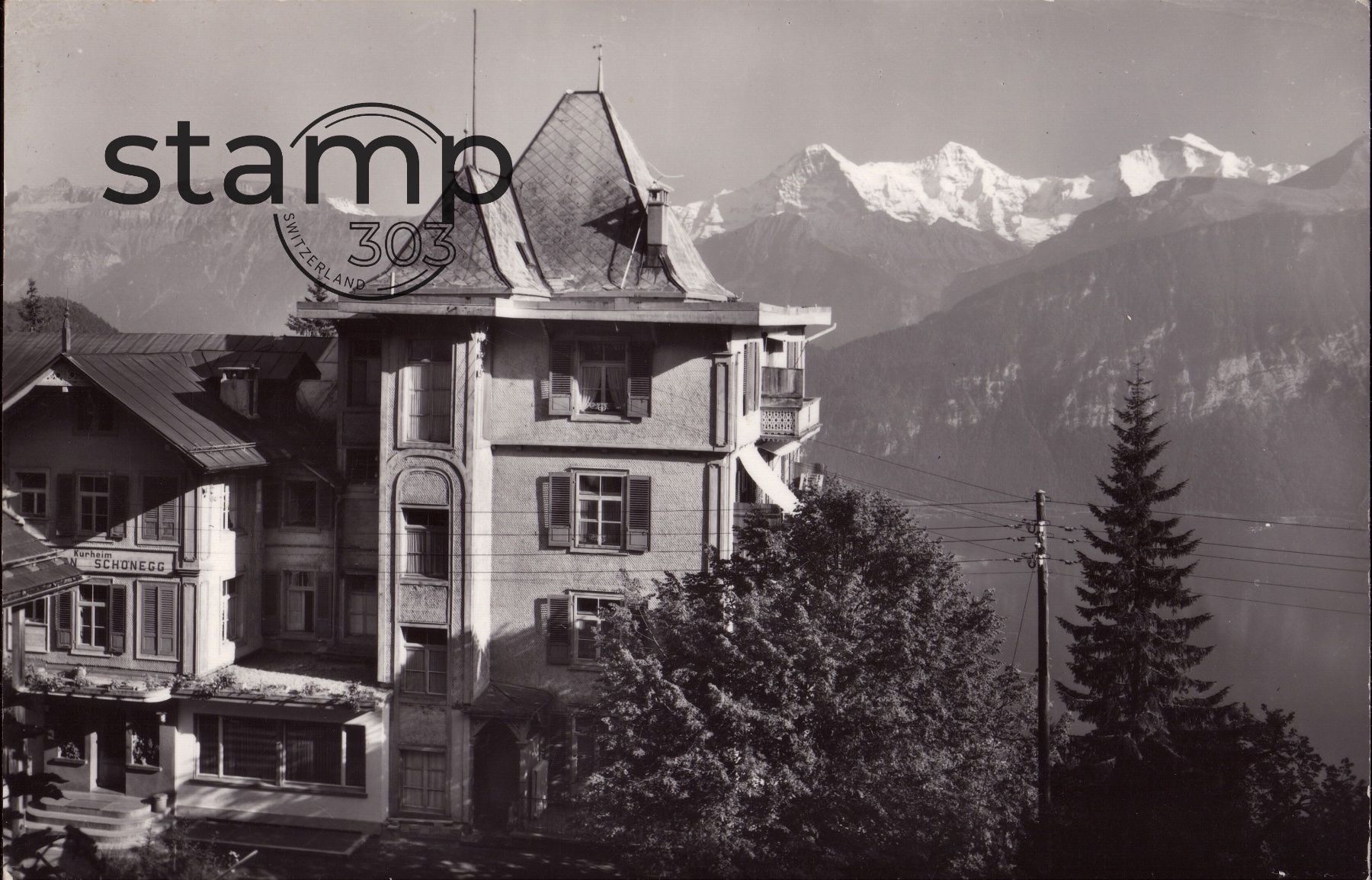 Cartoline postali: 1971 AK Beatenberg Kurheim Schönegg – Usato da Eggersriet venduto da stamp303