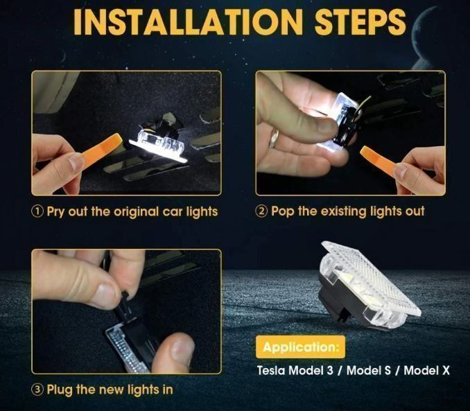 Lampen: Tesla Interior Lighting Upgrade LEDLicht – Neu und originalverpackt aus Unterägeri von RmOnline 5