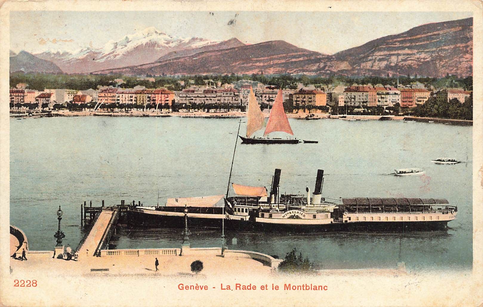 Cartoline postali: Geneve schiff battello boot – Usato da Biasca venduto da Blenio71