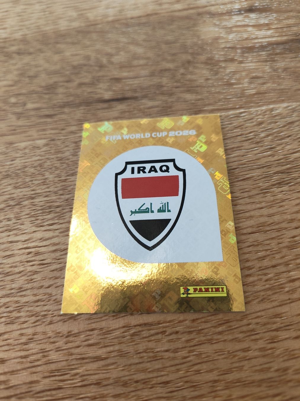 Panini Carte collezionabili: Panini Wm 2026 Irq 1 – Nuovo (secondo la descrizione) da Lieli venduto da Maholo