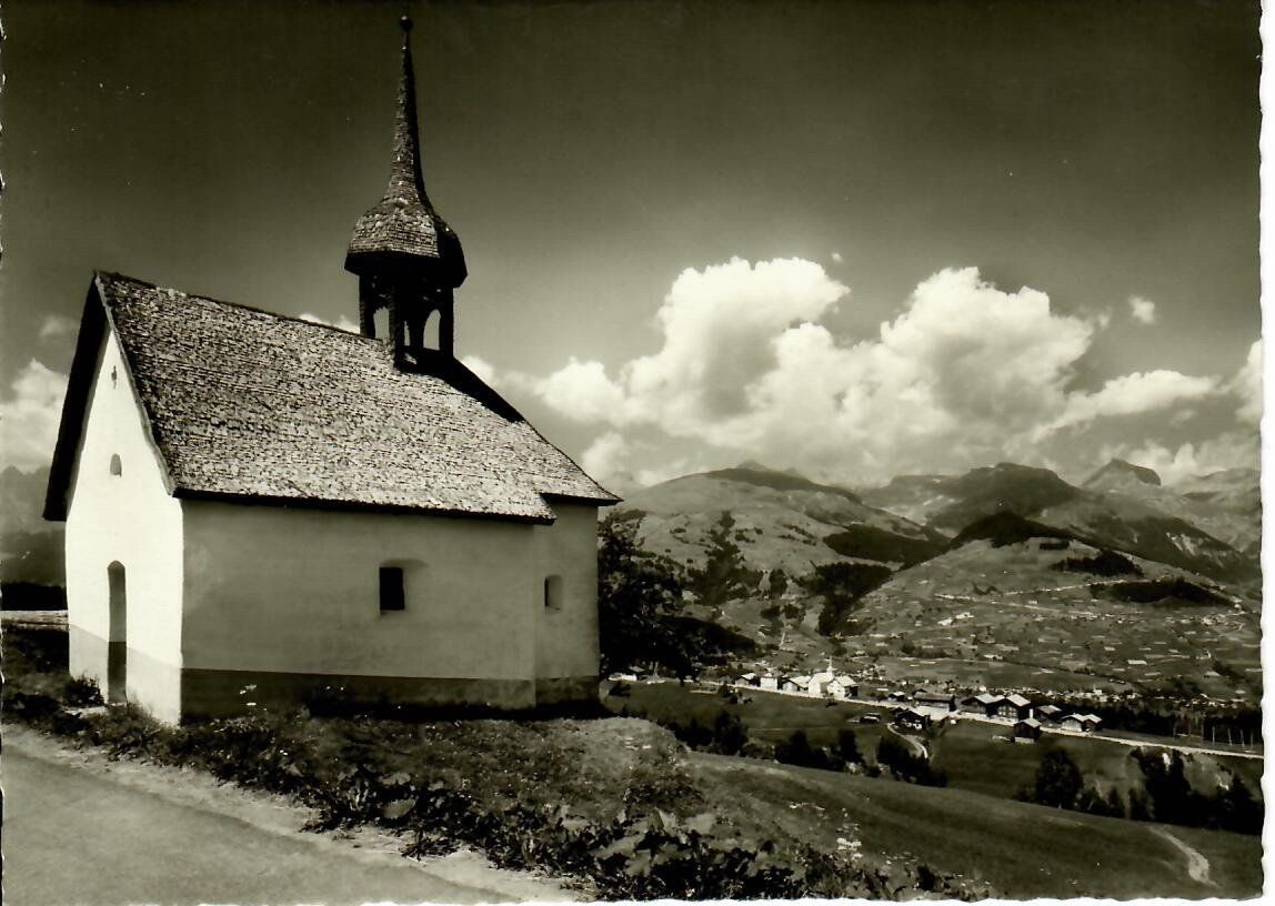 Cartoline postali: Kirchlein Platenga - Obersaxen – Usato da Hochdorf venduto da Ziegel-16
